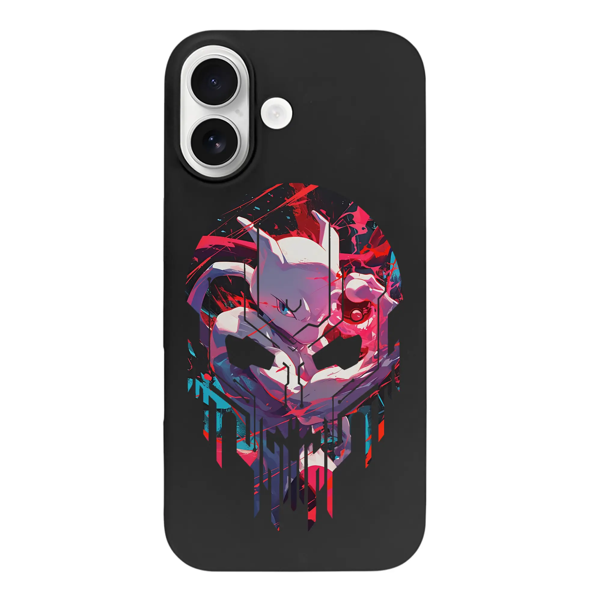 ポケモン グッズ,ミュウツー - iPhone 17 シリーズ シリコンケース 薄型 耐衝撃 指紋防止 ソフトタッチカバー 精密フィット 傷防止 保護ケース iPhone 17/17 Air/17 Pro/17 Pro Max 対応